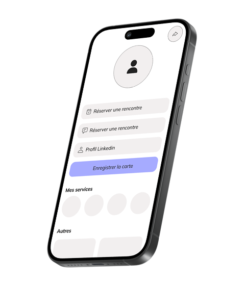 iPhone 15 avec Linkeez